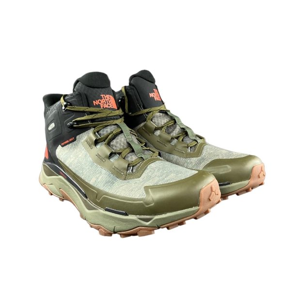 The North Face Mens Vectiv Exploris Mid Futurelight Olive Green Boots Sz 11.5-14 - Picture 4 of 9
